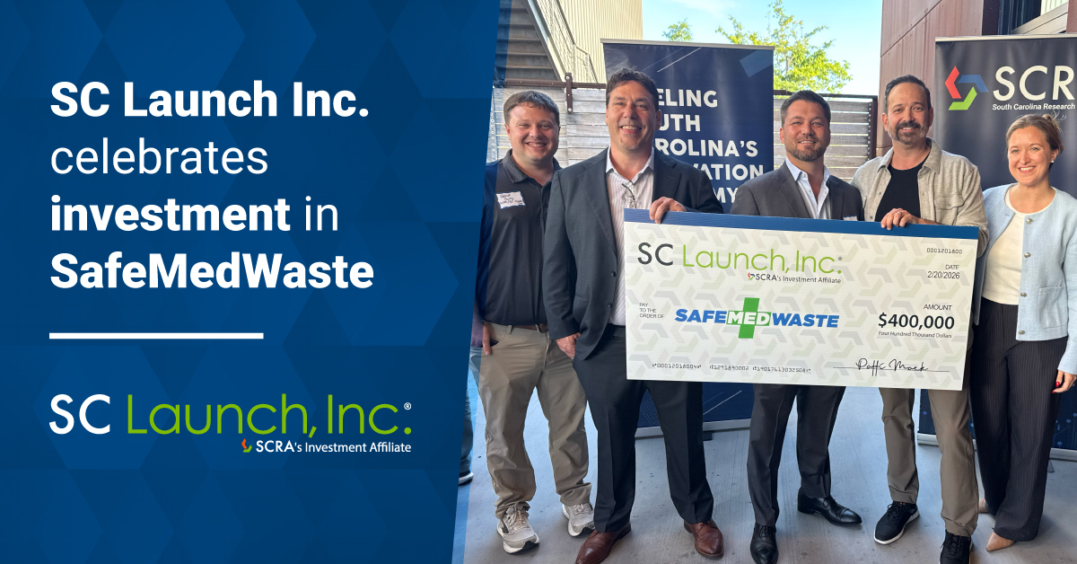 SC Launch Inc. celebrates investment in SafeMedWaste